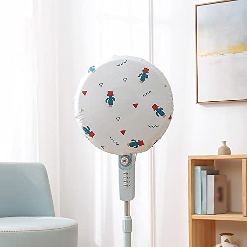 Tempkay 60 * 140cm capa de ventilador elétrico redondo com tudo incluído capa à prova de umidade par