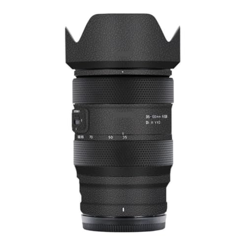 Revêtement cuir noir pour objectif Tamron 35-100 mm F2.8 monture Nikon Z