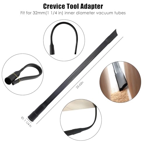 ANBOO Acessórios para aspirador de pó de 3,17 cm e 4,5 cm Kit de ferramentas de substituição para ac