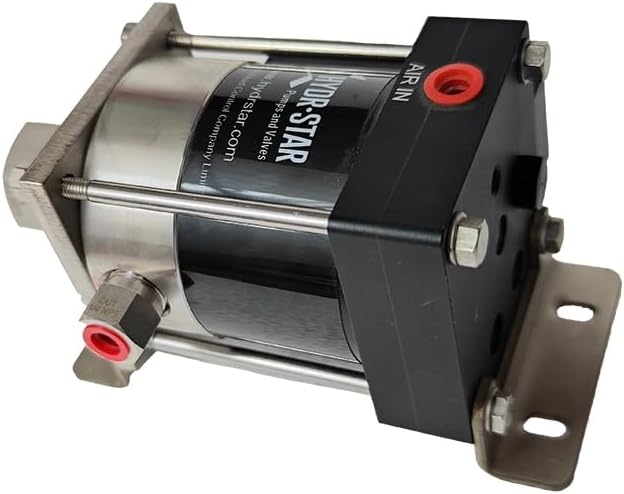 1pc Single Action Mini Similar MS-188 High Pressure Air Driven Liquid Pump Max 15000psi