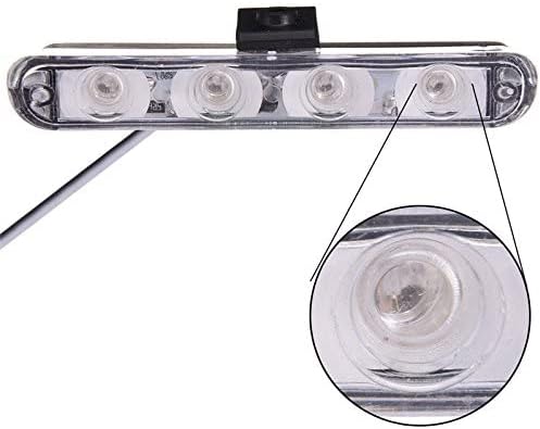 Vista 4 de 16 luces LED de policía estroboscópicas para automóvil, luces reflectivas para tablero de vehículo de emergencia de 12 V