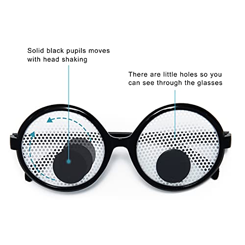 Dodococa Giant Googly Eyes Googly Glasses Eyeball Glasses for a Fun