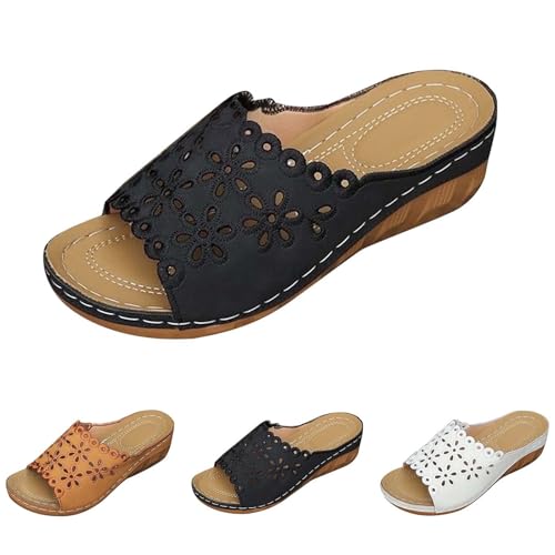 Générique sandales compensées femme été contre le mal de dos et les pieds gonflés