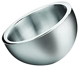 Winco DWAB-S 1-1/2 quart Angled Double Wall Insulated Stainless Steel Display Bowl