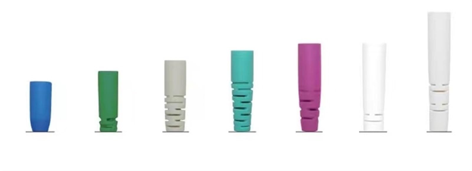 LC Boot 1000 pezzi per connettori in fibra ottica kit cavo corto avvio corto blu verde 3,0 mm 2,0 mm 0,9 mm