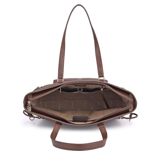 Image of Da Milano Leather Tote Bag for Women (00435B)