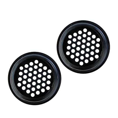 Qrity 10 PCS Stainless Steel Air Vent 35mm, Circular Mesh, Black Circular Ventilation Grille, Grating Cover - Image 4