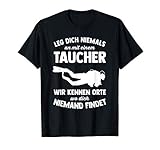 scuba diver deutsche übersetzung Tauchen Tshirt als Geschenk für Herren, Damen & Kinder. Apnoe & Freitauchen unter Wasser macht spaß. Tauchsport & Wassersport ? passend zum Zubehör für Taucher im Meer mit Taucherbrille.
