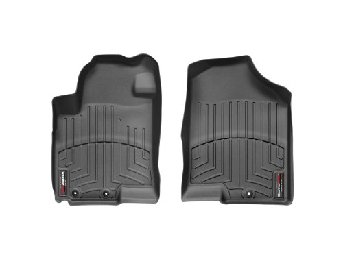 weathertech kia soul - WeatherTech Custom Fit Front FloorLiner for Kia Soul (Black)