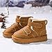 Girls Fuzzy Lined Warm Thick Ankle Boots Winter Thermal Cute Short Boots Snow Shoes Fashion Booties