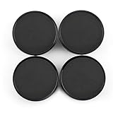 66mm Black ABS Car Wheel Center Hub Caps Base Set of 4