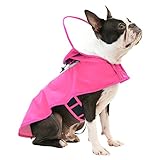 Gooby - Raincoat, Adjustable Rain Cap with See Through Visor, Pink, 2X-Large