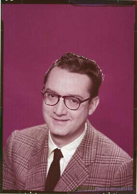 Steve Allen Studio Publicity Portrait Original 5x7 Color Photo Transparency