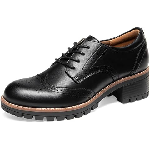 Chaussures brogue classiques à talons Oxford Cover