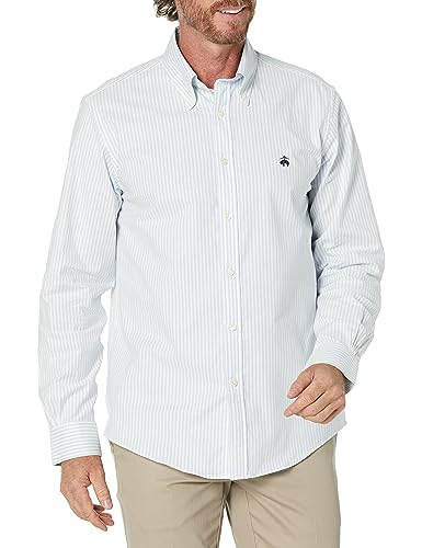 Image of Brooks Brothers Men's Non-Iron Long Sleeve Button Down Sport Shirt