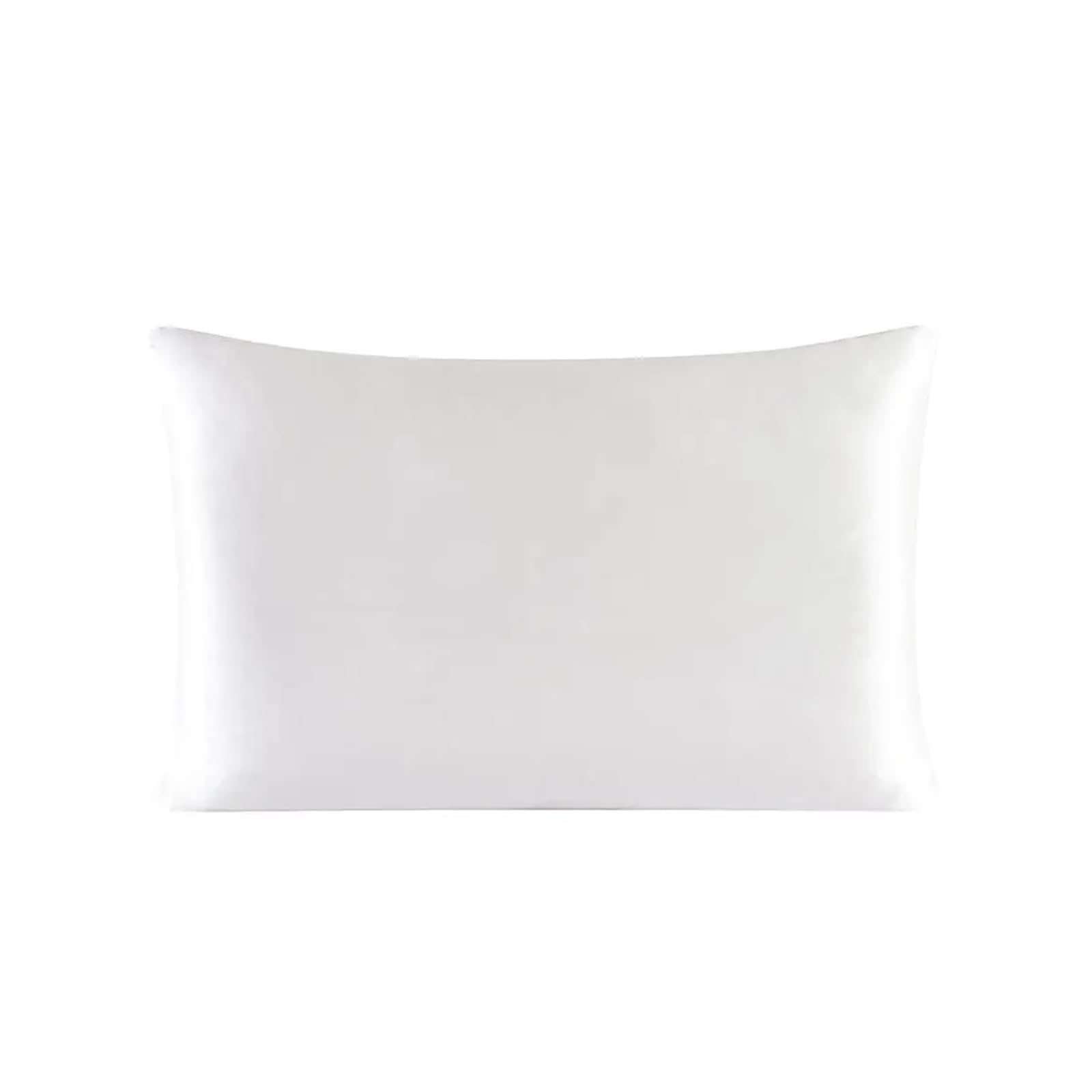 Silky Pillow Covers, 25mm Silk Zipper Pillowcase Multicolor Multiple Sizes(White,50x70cm)