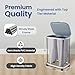 XABITAT Dual Section 90L Laundry Basket with Wheels and Lid – Tall divided Double Laundry Hamper with 2 Removable Washable Bags, Large Laundry Sorter for Easy Clothes Separation