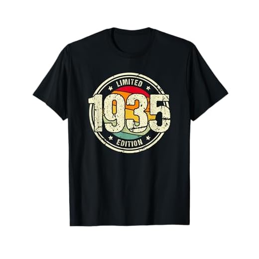 Retro 87 Años Nacido en 1935 Edición Limitada 87 Cumpleaños Camiseta
