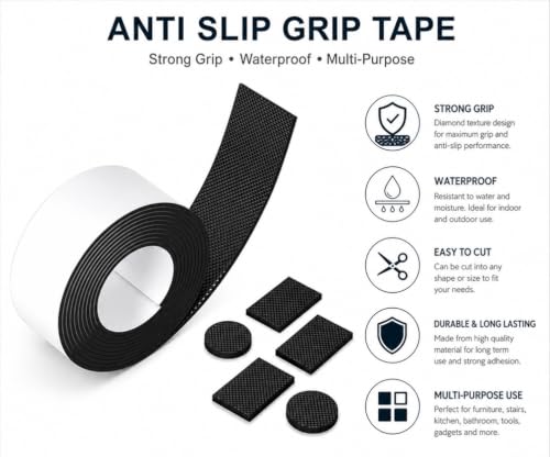 Image of HOME CUBE Self Adhesive Anti-Slip Furniture Pads Roll (4cm x 2.2m x 5mm)
