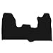 Price comparison product image Carsio Van Mats For Ford Transit Custom SWB 2013> Tailored Fit Rubber Floor Mat Set Complete Accessory Black Custom Fitted - Anti-Slip Backing, Heavy Duty & Waterproof