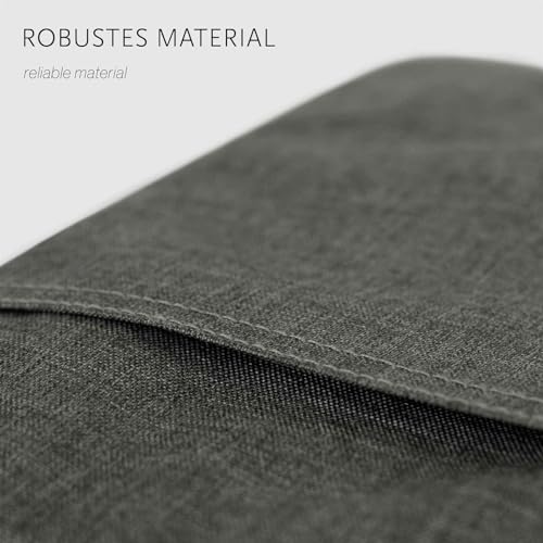 Étui Blackview Tab 11 moex en polyester gris à fermeture éclair