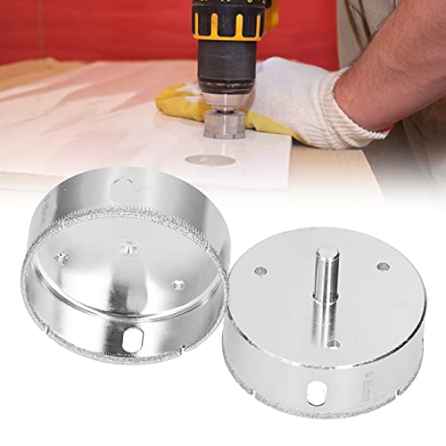 2PCS Broca para Vidrio 85 mm de Aleación de Acero miniatura 4