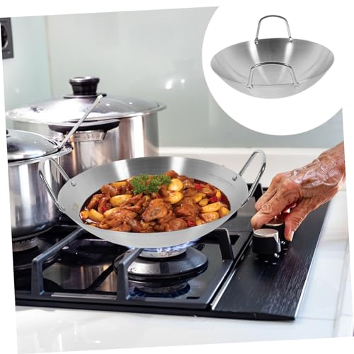 Wok de acero inoxidable MAGICLULU con doble asa miniatura 5