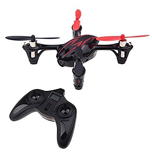 HUBSAN X4 H107C 4 Channel 2.4GHz 6 Axis Gyro RC Quadcopter with 480P Camera and Protection Cover Mode 2 RTF (red black)
