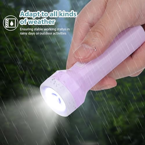 Lampe de poche LED camping et randonnée : lot de 12 mini torches étanches et réglables