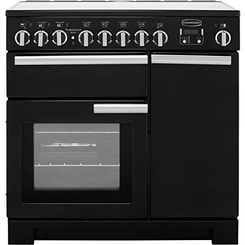 Rangemaster PDL90EICR/C Professional Deluxe Cream with Chrome Trim 90cm Electric Induction Range Cooker
