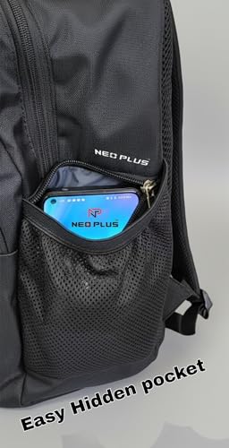 Image of HACKER Laptop Backpack for Men & Women | Stylish & Printed Backpack | Durable School, College & Office Bag | Spacious Travel Backpack with Padded Laptop Compartment & Adjustable Straps