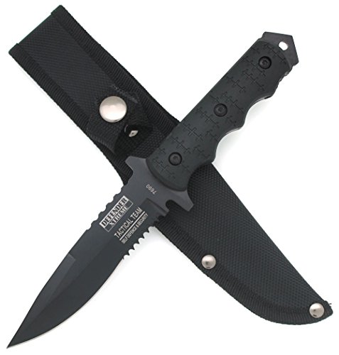 Snake Eye Tactical Navy Seal Fixed Blade Combat Bowie Knife w/Sheath Hunting Fishing