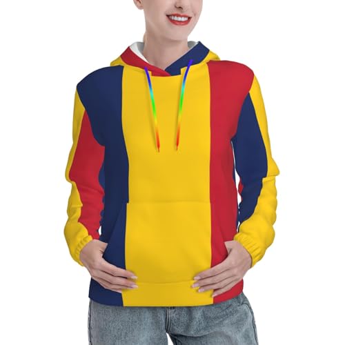 Sweatshirt drapeau du Tchad femme fini les pulls rigides et froids