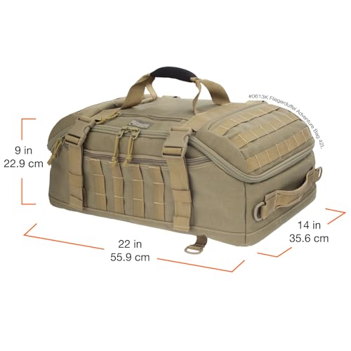 Maxpedition Fliegerduffel Adventure Bag, Khaki - Image 5