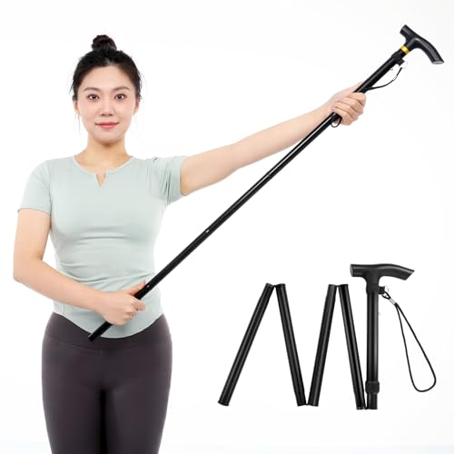 Foldable Shoulder Wand for Physical Therapy & Rotator Cuff Rehab - Lightweight Portable & Long Enough - Exercise Equipment & Stretching Tool