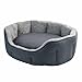 Nobby Komfort Bett oval LICA grau 55 x 50 x 21 cm
