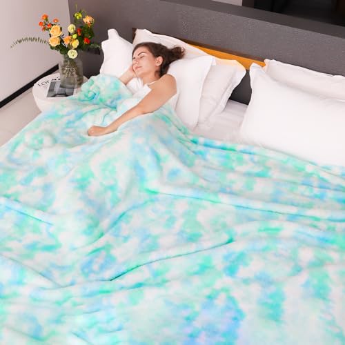 MUGD Lightweight Blanket Fleece Big Blanket Fuzzy Throw Blanket for Bed King Size