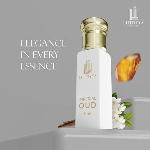 Image of Non-Alcoholic Attar Roll-On Perfume Oil (Pack of 2, 8ml Each) | Imperial & Royale Oud | Long-Lasting Amber Fragrance | Unisex Gift Set