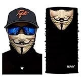 TEFITI Stretchable Face Shield Motorcycle Mask Balaclava Sun Mask Guard (HR040715)