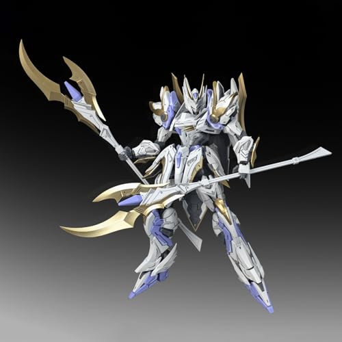 Pipigirl 1:144 Plastic Action Figures Kits, Divine Invoker Percival Standard Version, 6.3 in Mecha Model, Easy to Assemble