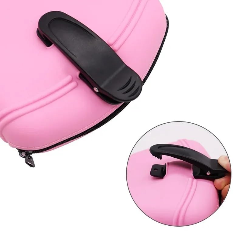 Pochette de dressage pour chien avec grande capacité - Sac banane portable pour récompenses de chien - Idéal pour la marche, le dressage et la randonnée - Couleur rose