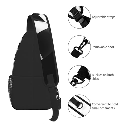 Bolso tipo bandolera negro para senderismo y viaje miniatura 7