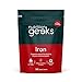 Iron Tablets High Strength 14mg - 365 Tablets, 12 Months Supply - Vegan Iron Supplements for Women and Men - Ferrous Fumarate, Reduces Tiredness and Fatigue - UK Made Vitamin
