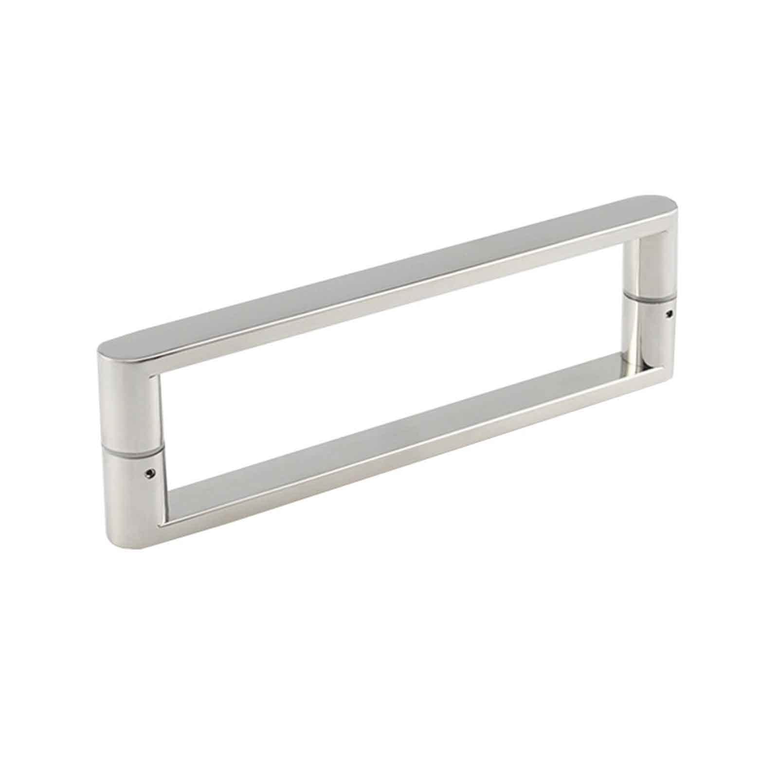 Poignée de porte de douche en verre inox poli pour moderniser votre salle de bain