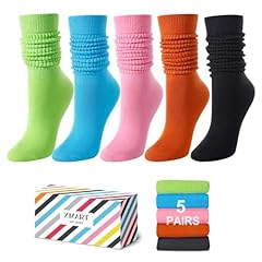 Green Black Pink Blue 5 Pairs