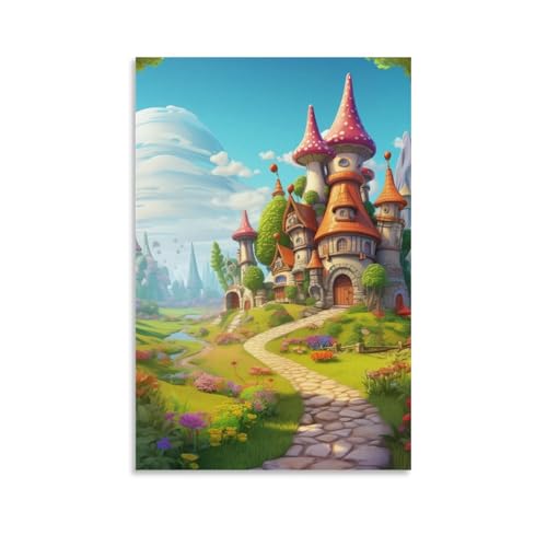 Toile pays des merveilles VSFCRQRQ : créez une ambiance magique dans votre chambre et couloir