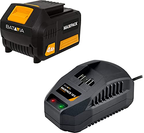 Batavia 7063632 Akku Schrauber Kombischrauber Schlagschrauber (18 Volt Lithium-Ion Akku, Akkuschrauber mit 50 Nm, Schlagschrauber) 1 x 4.0 Ah - Akku + Ladegerät – Bild 8
