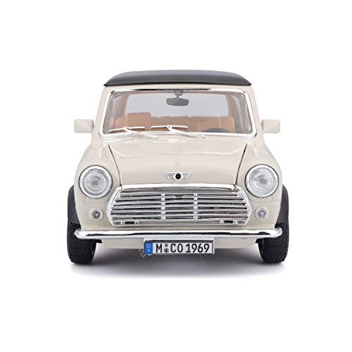 Bburago 1:16 1969 Mini Cooper, Silver Grey - Image 2