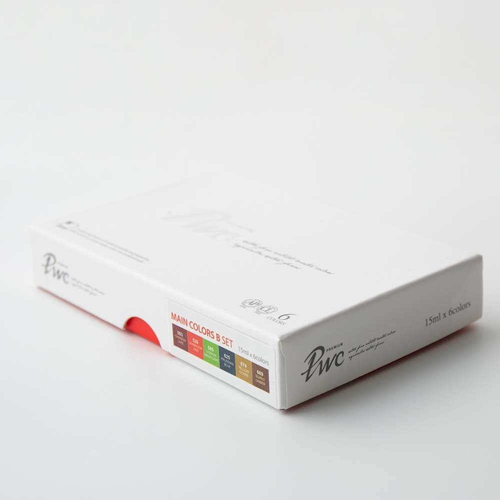 PWC Shinhan Premium Watercolor 15ml 6 Piece Set B (1215152-0006)