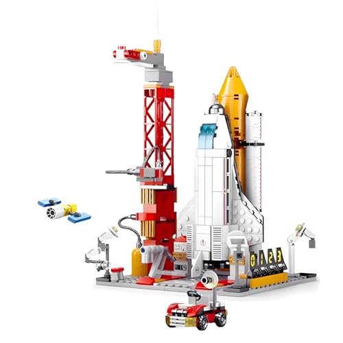 Qbrygmatic Space Shuttle & Rocket Launch Centre Building Blocks Model Kit